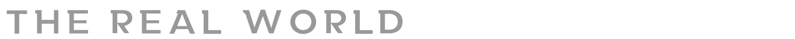 The Real World font preview